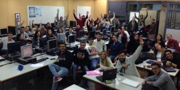 Competitive Intelligence students in the classroom